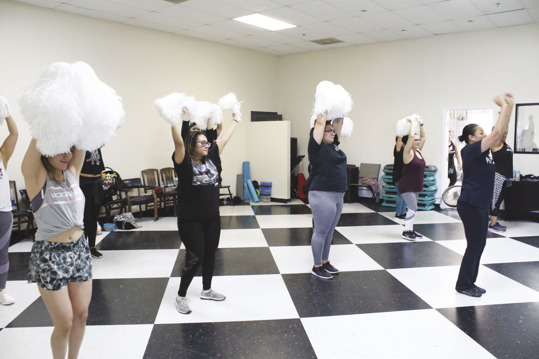 Van Shotwell teaches Pomercise with Hydra Health Fitness at Oils 'r' Us